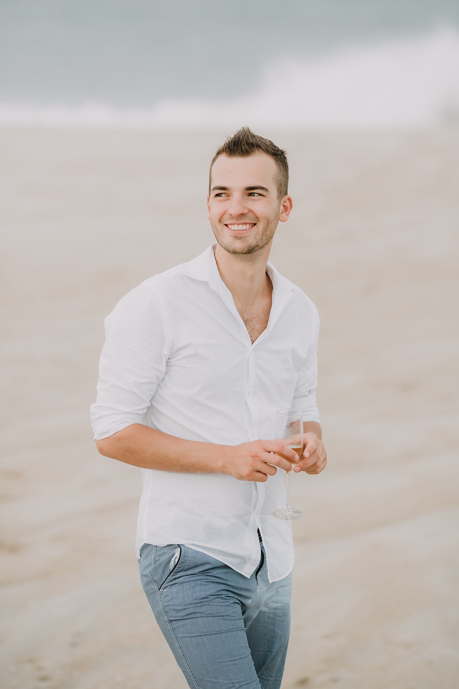 Rodanthe Outer Banks North Carolina NC surprise proposal engagement beach photographer session