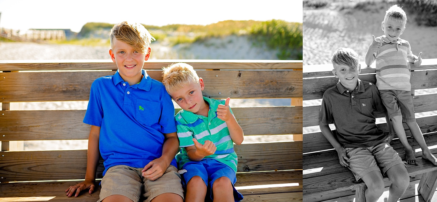 Outer Banks NC North Carolina beach family portrait session destination photographer