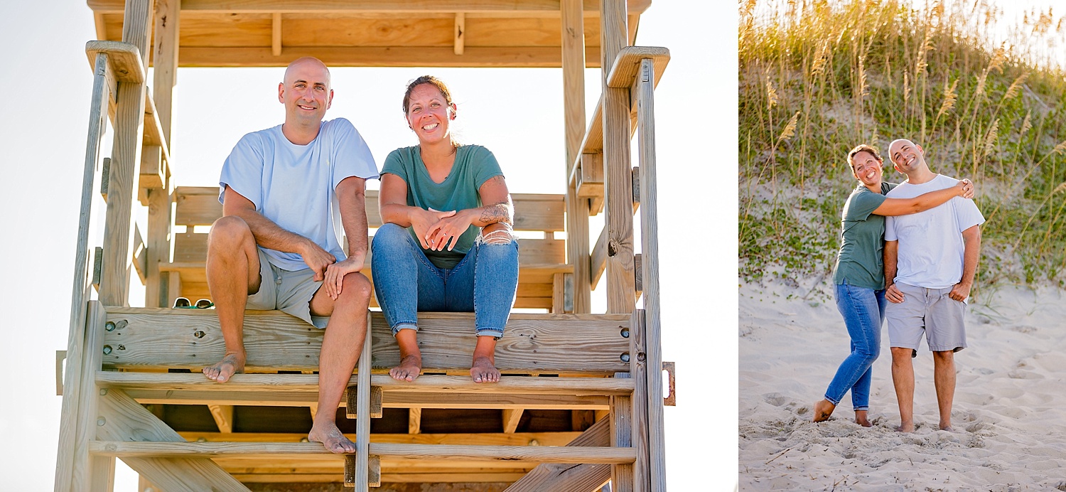 Outer Banks NC North Carolina beach family portrait session destination photographer