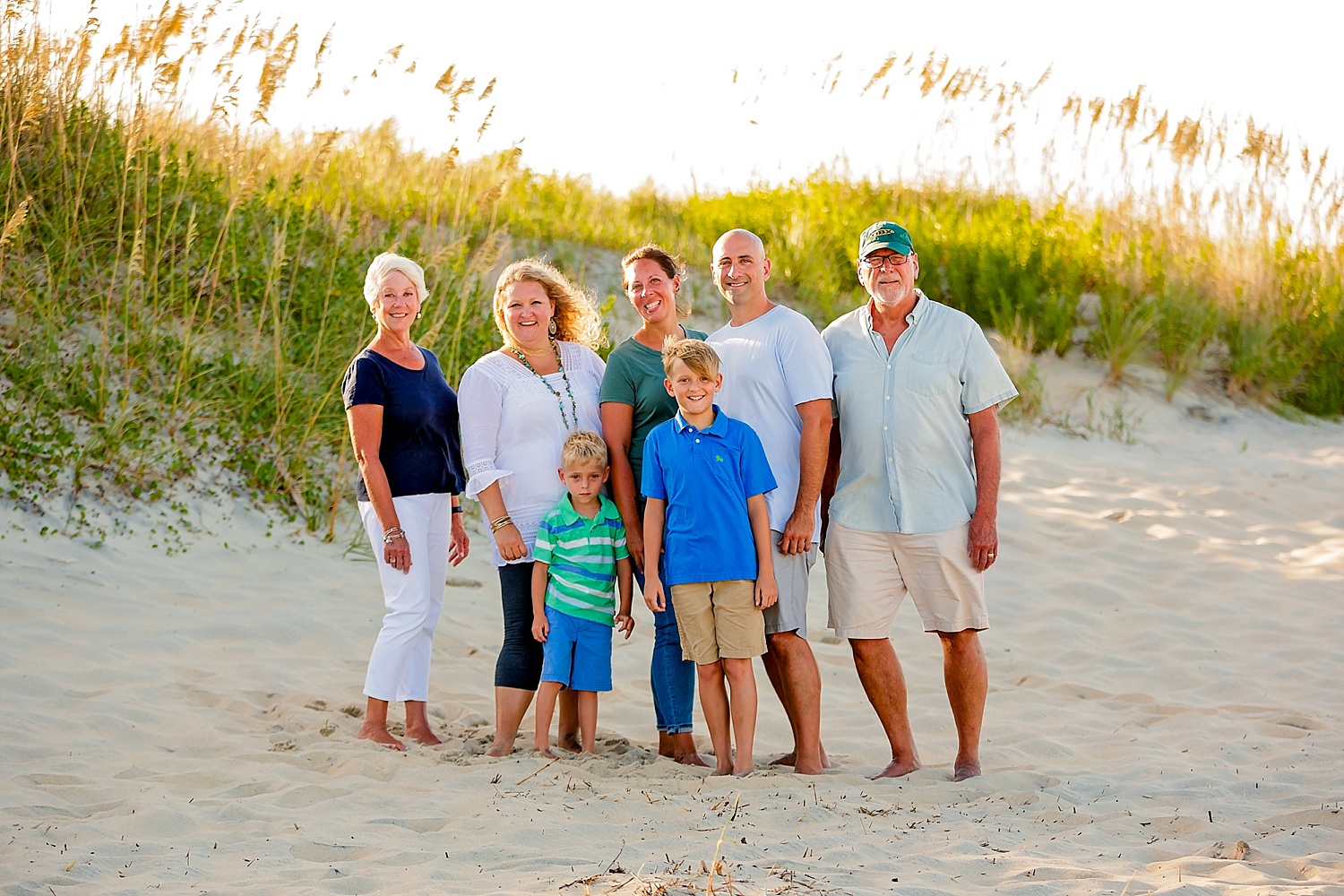 Outer Banks NC North Carolina beach family portrait session destination photographer