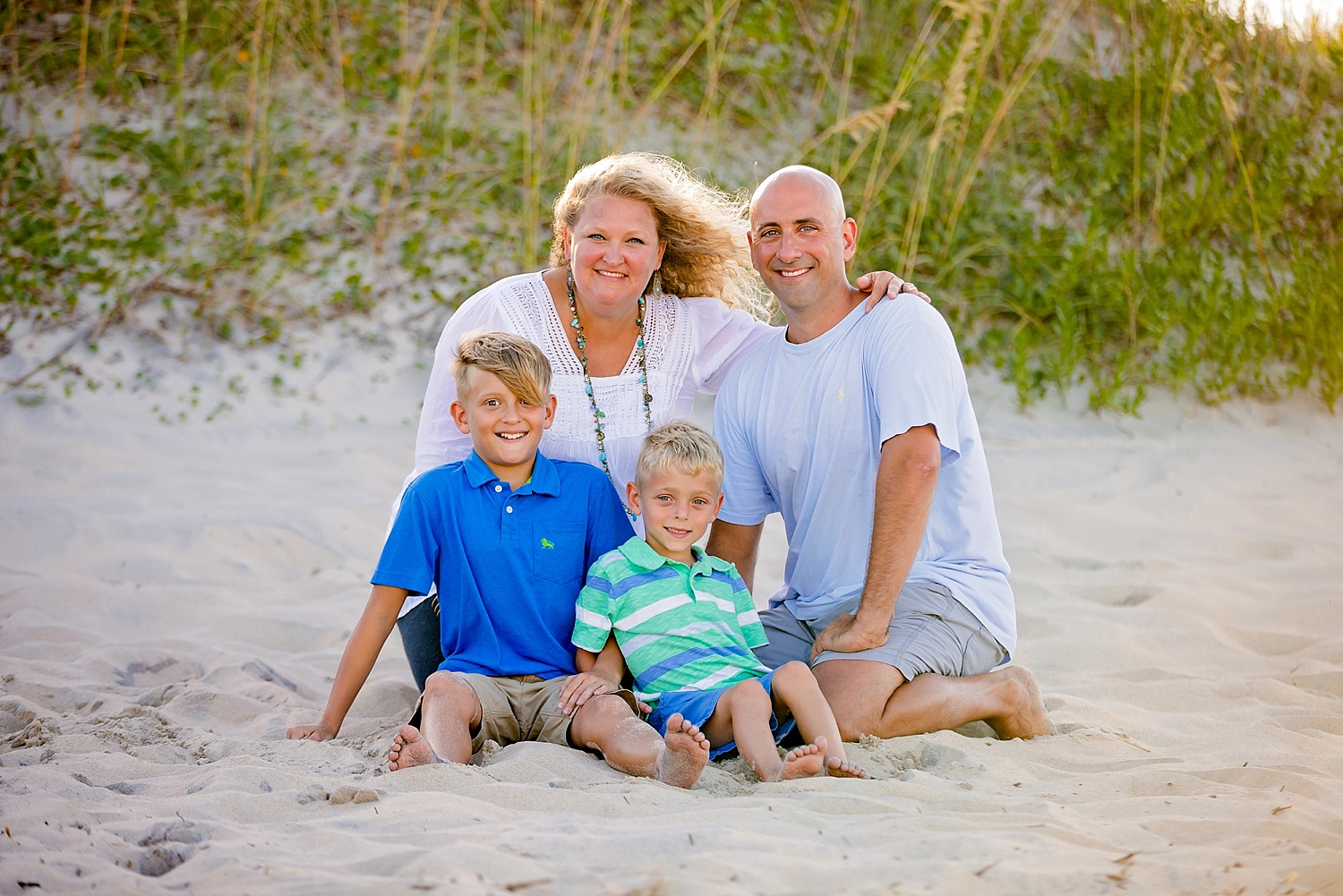 Outer Banks NC North Carolina beach family portrait session destination photographer