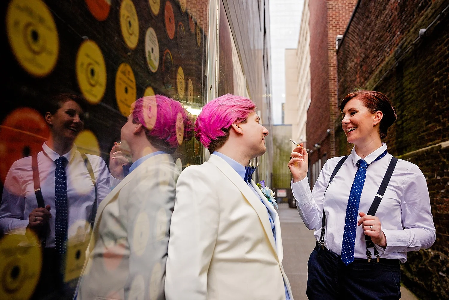 World Cafe Live Philadelphia gay queer LGBTQIA wedding photographer