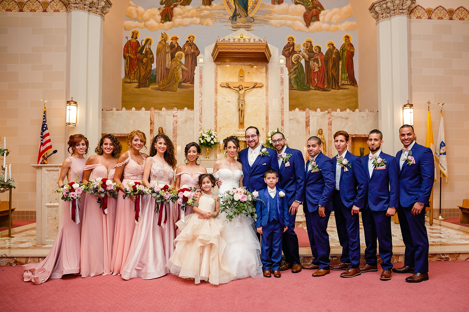 Alvernia University Heidelberg Country Club Catholic summer wedding Pennsylvania photographer