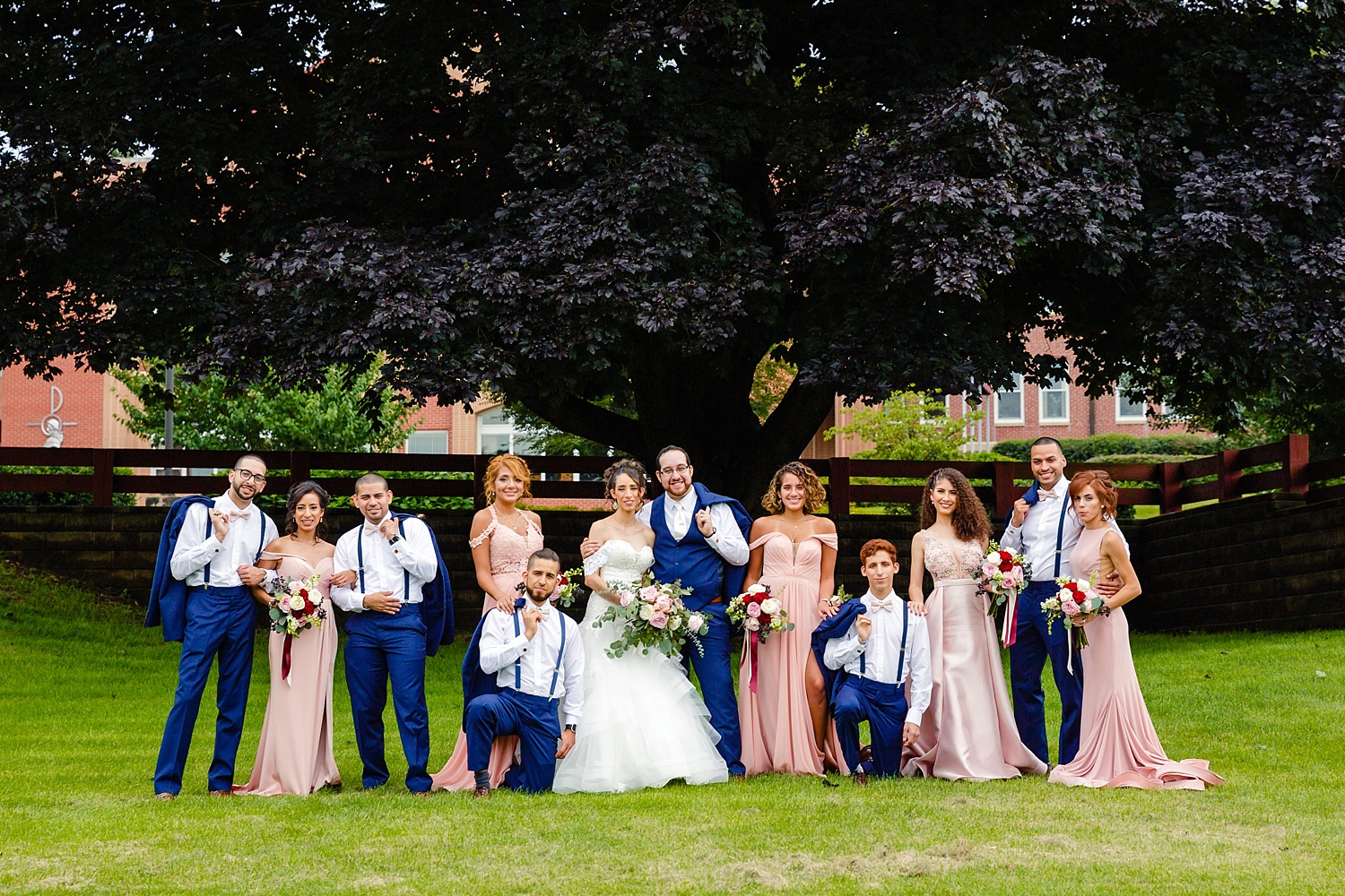 Alvernia University Heidelberg Country Club Catholic summer wedding Pennsylvania photographer