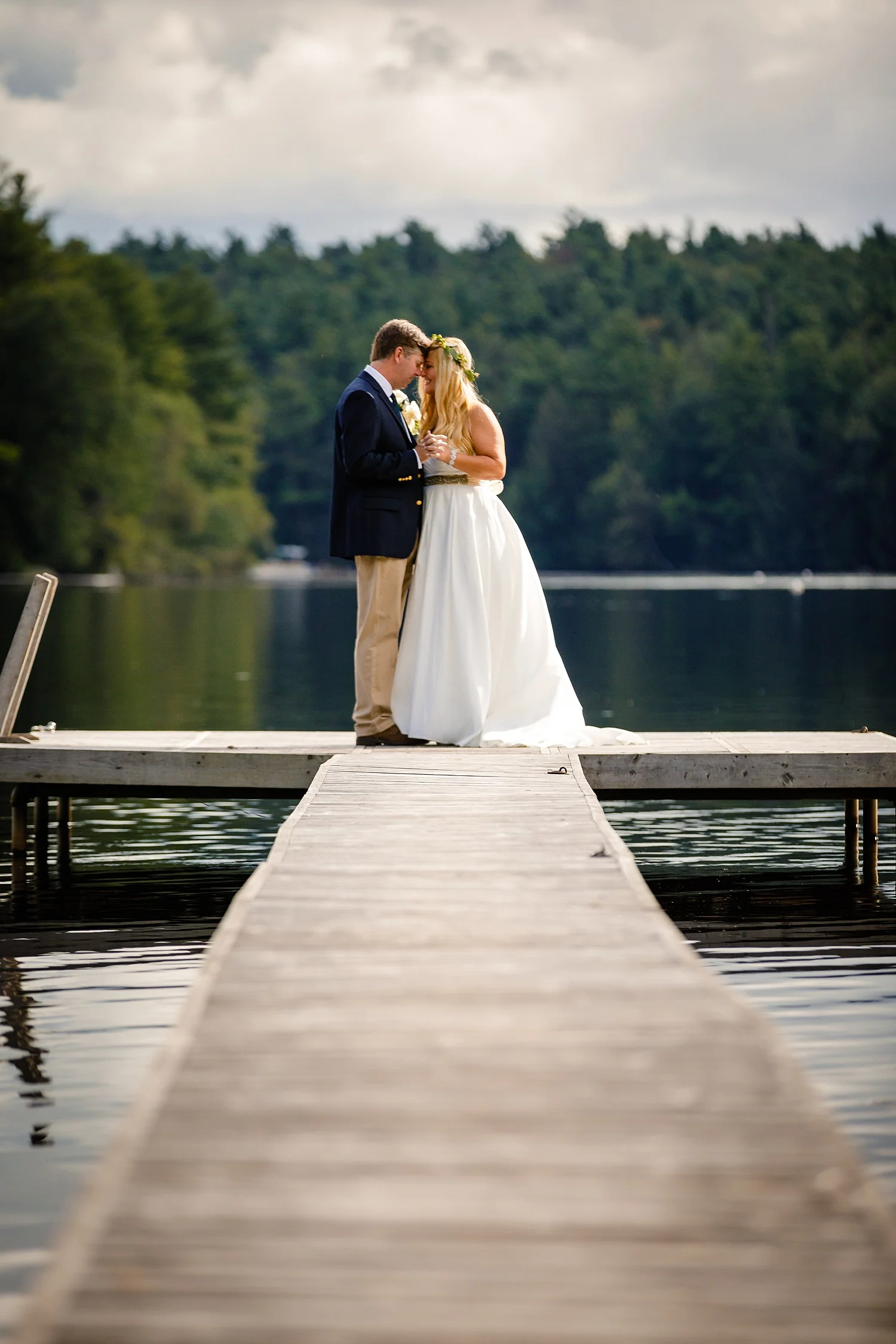 Pocono Lake Preserve rustic summer wedding Poconos photographer