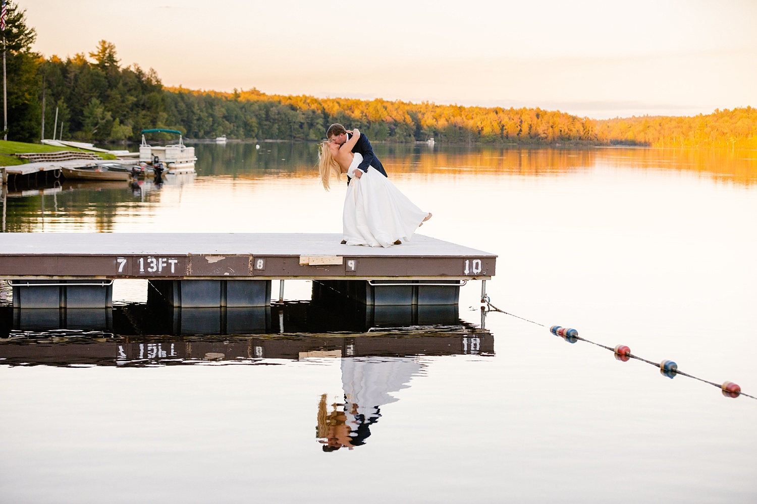 Pocono Lake Preserve rustic summer wedding Poconos photographer