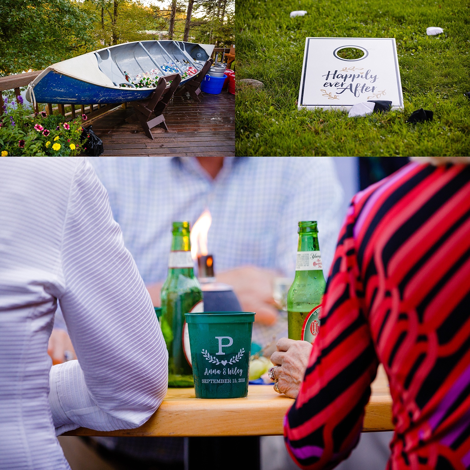 Pocono Lake Preserve rustic summer wedding Poconos photographer