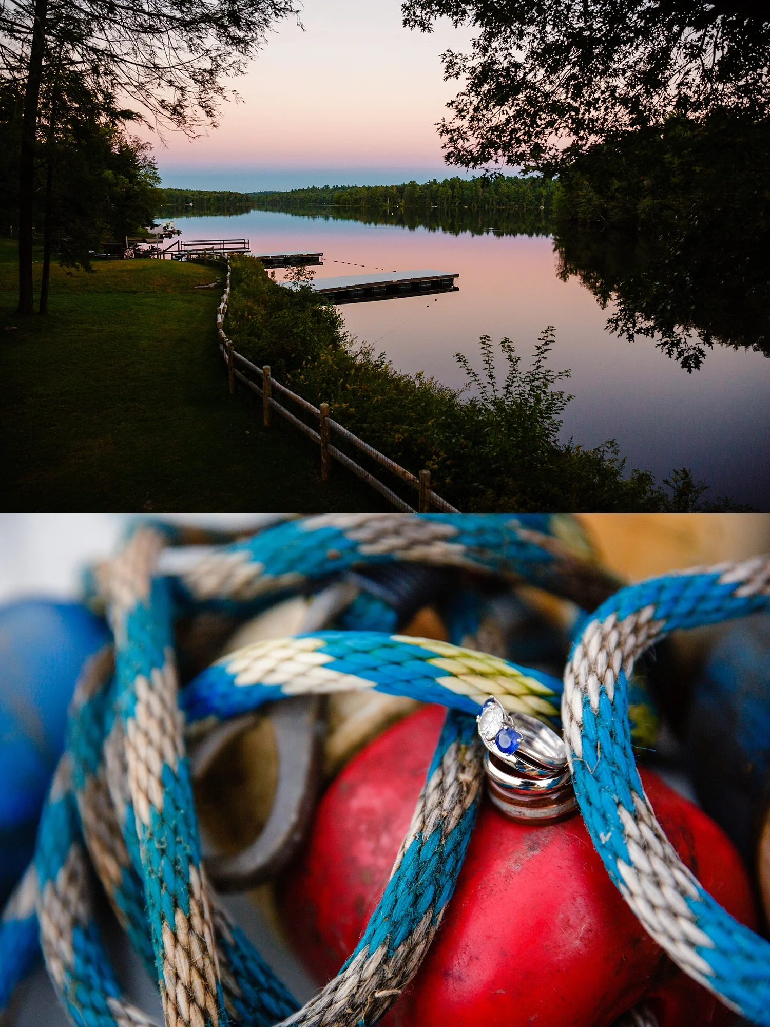 Pocono Lake Preserve rustic summer wedding Poconos photographer