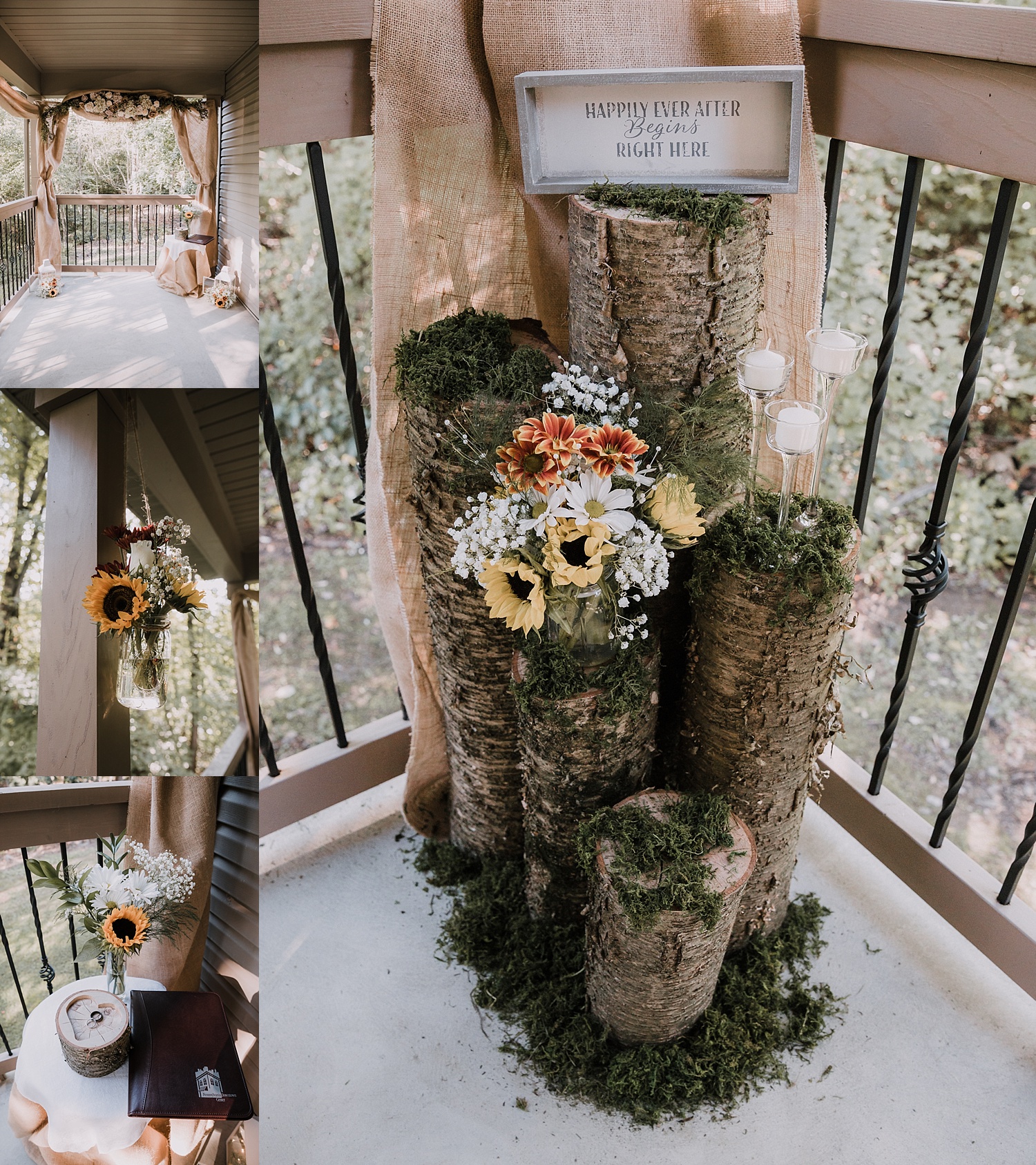 Lehigh Valley Alburtis Pennsylvania fall rustic intimate backyard wedding photographer