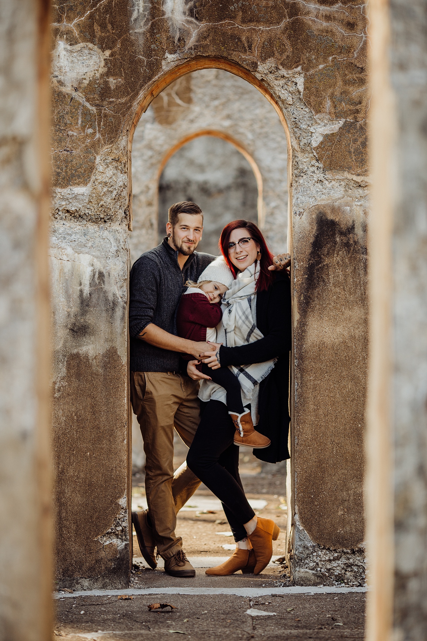 Lock Ridge Park Lehigh Valley Family Couple Child Photographer fall session