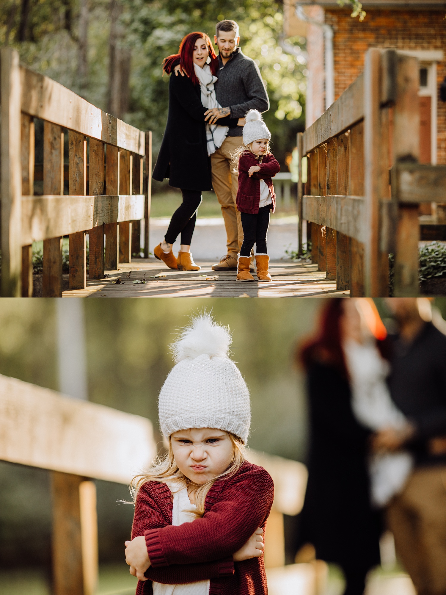 Lock Ridge Park Lehigh Valley Family Couple Child Photographer fall session