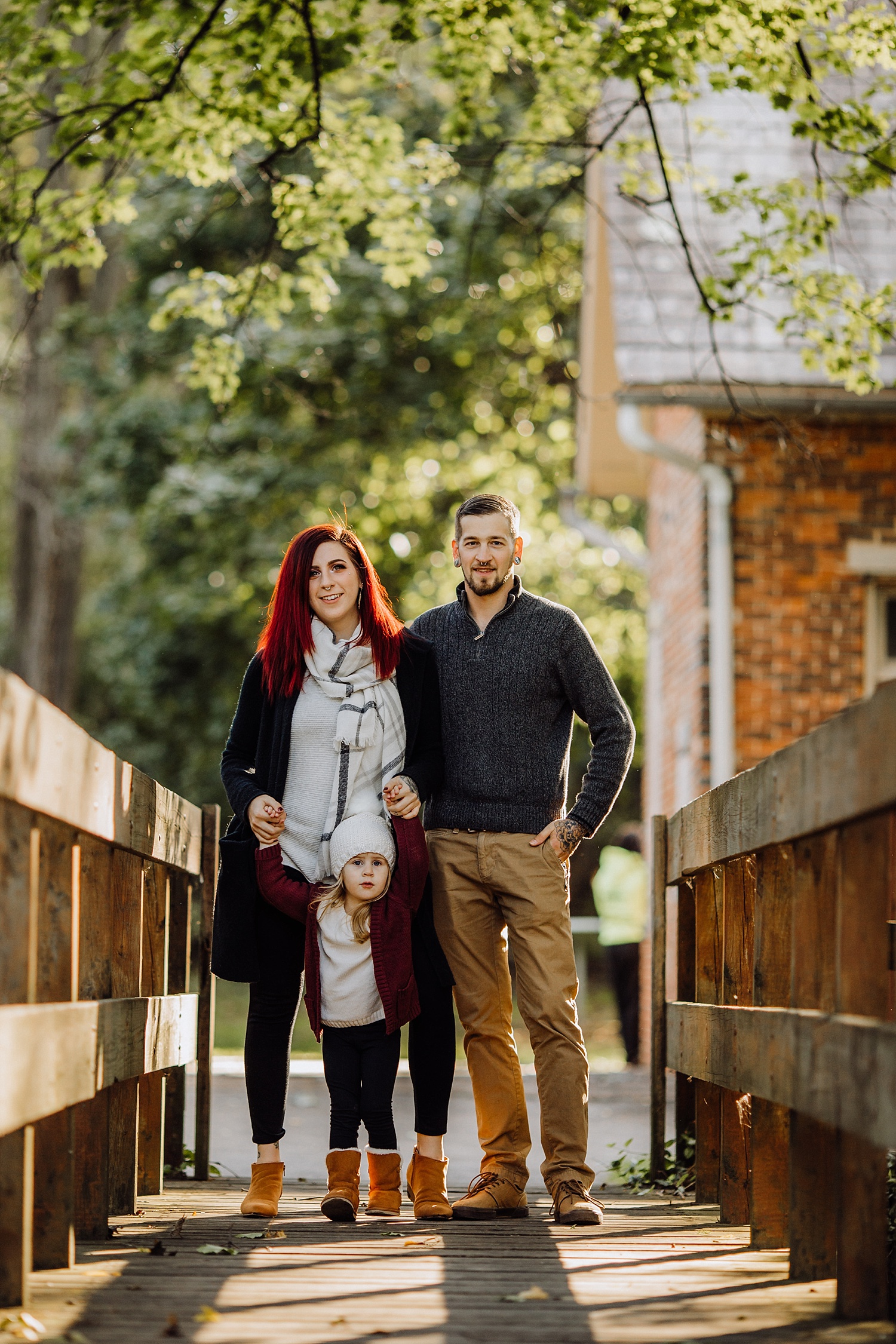 Lock Ridge Park Lehigh Valley Family Couple Child Photographer fall session