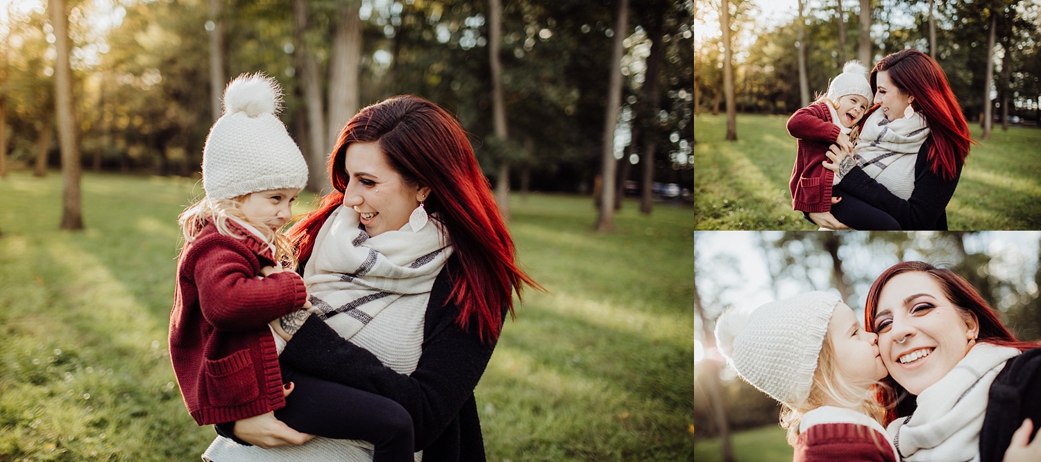 Lock Ridge Park Lehigh Valley Family Couple Child Photographer fall session