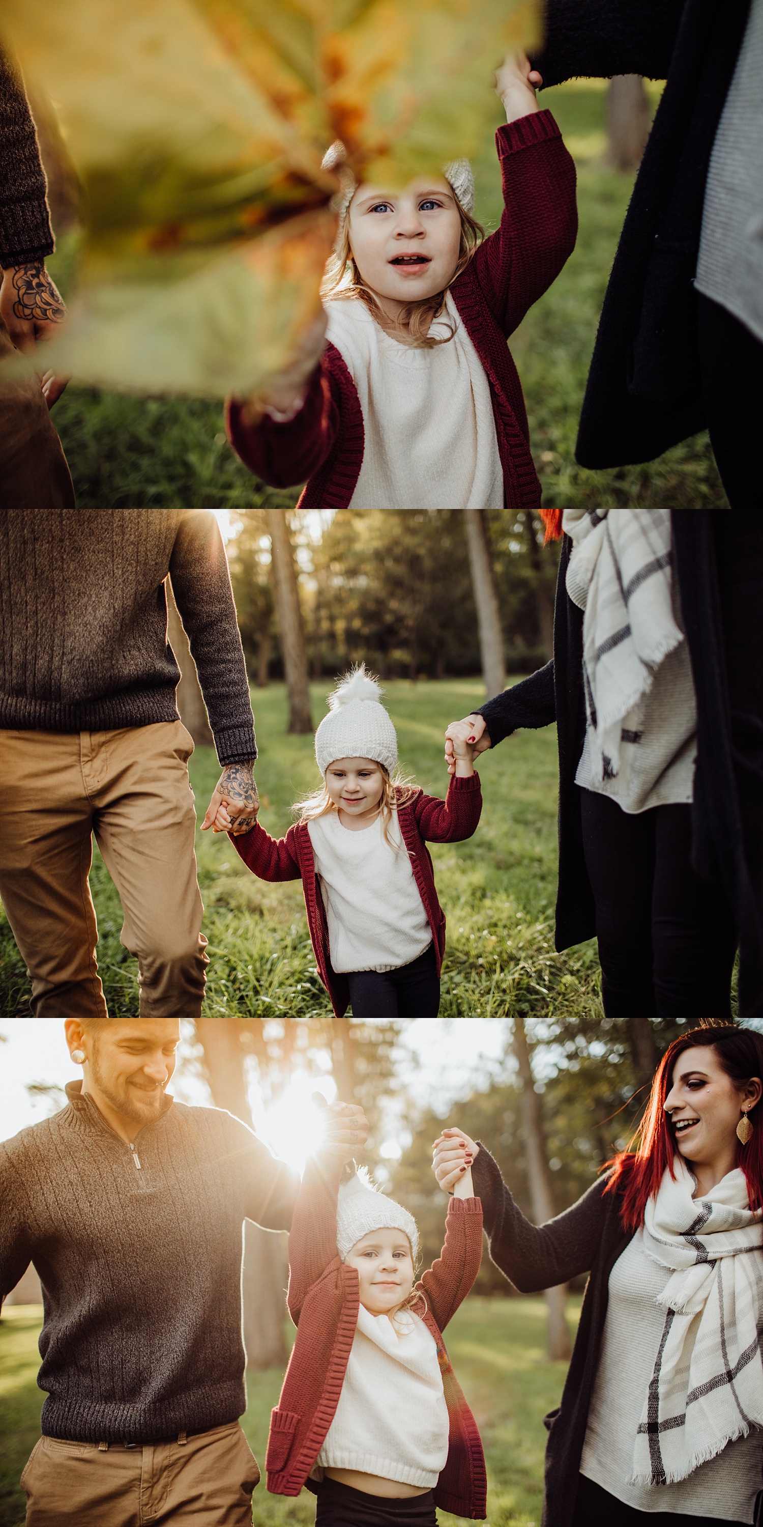 Lock Ridge Park Lehigh Valley Family Couple Child Photographer fall session
