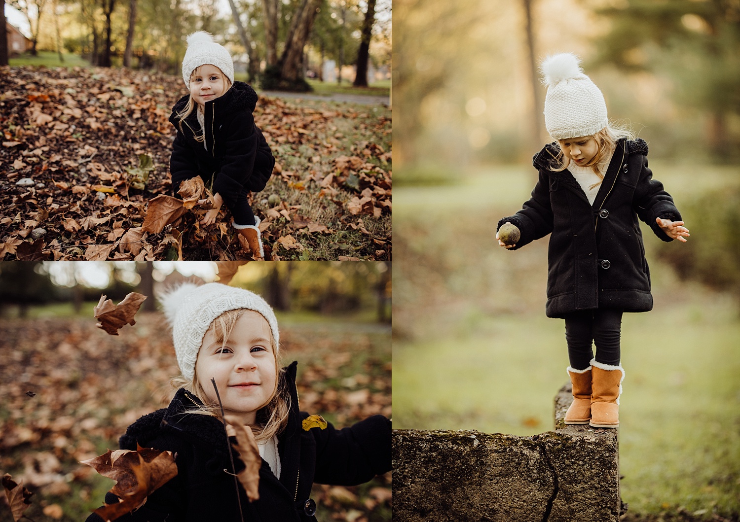 Lock Ridge Park Lehigh Valley Family Couple Child Photographer fall session