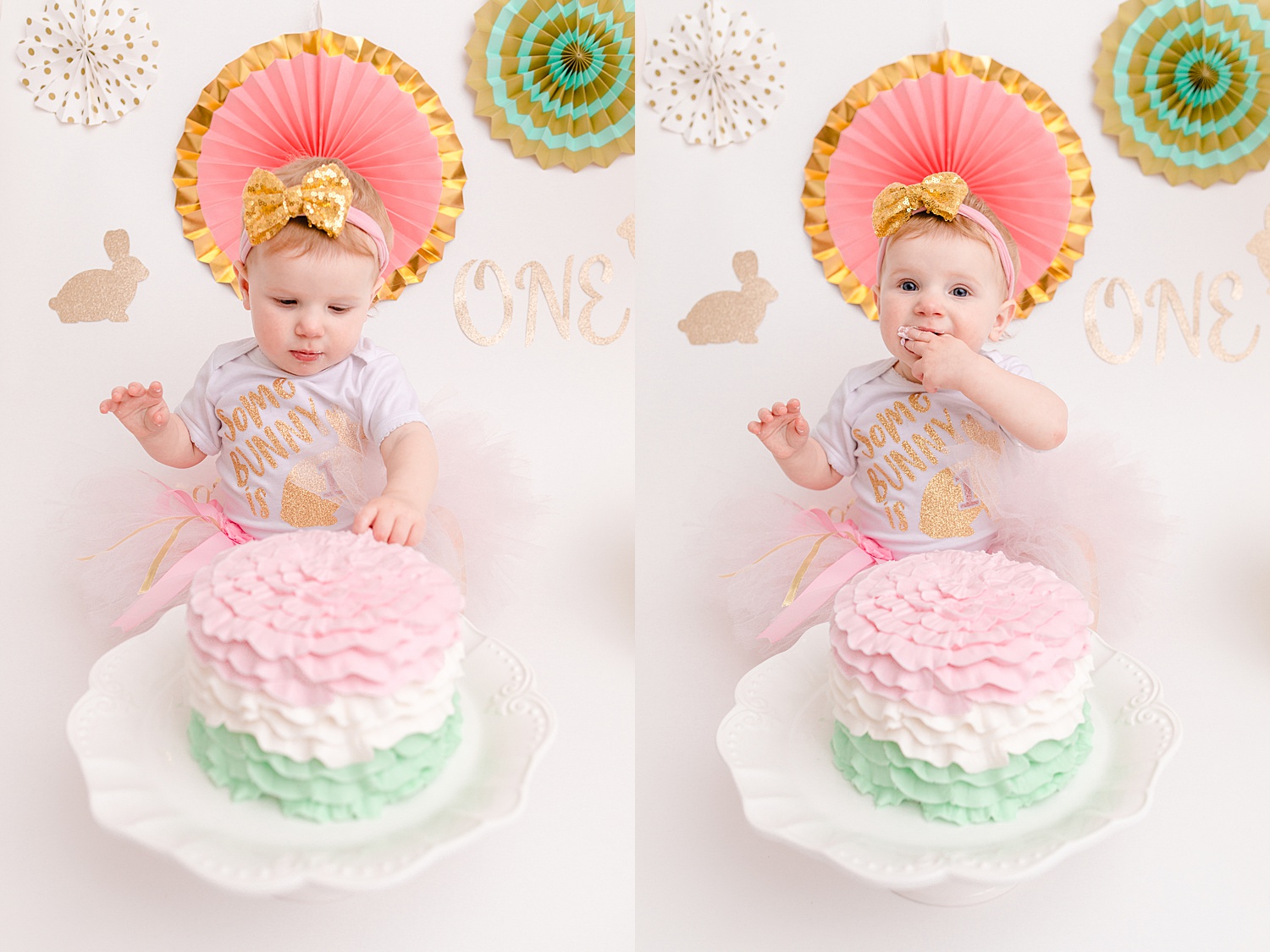 Berks County one year old cake smash portrait photoshoot Pennsylvania child photographer