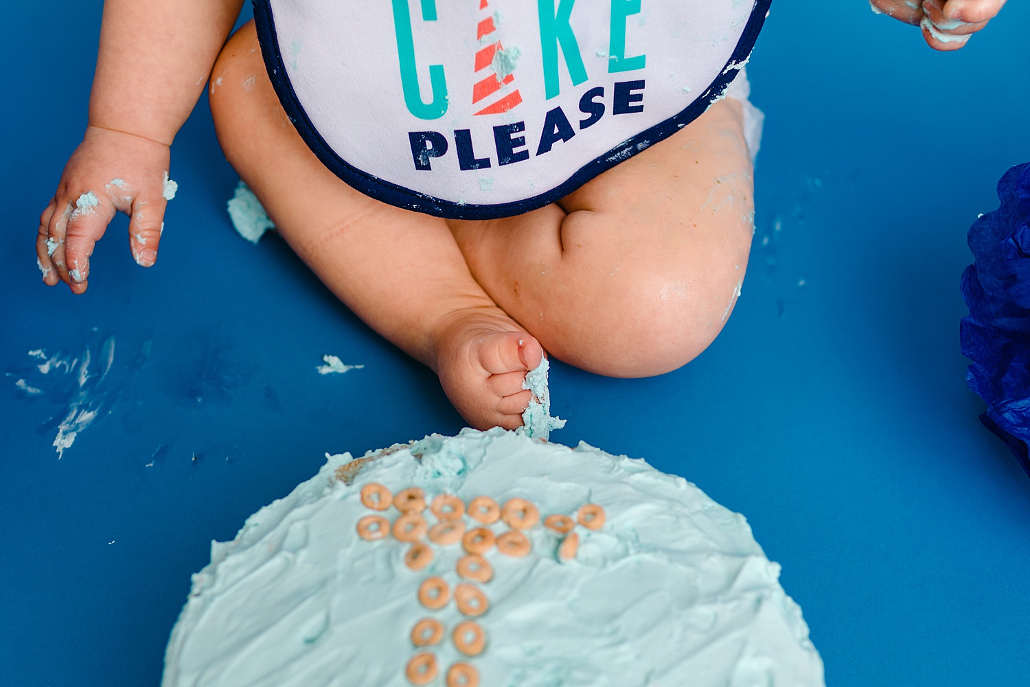 Berks County Pennsylvania one year birthday cake smash photographer photoshoot