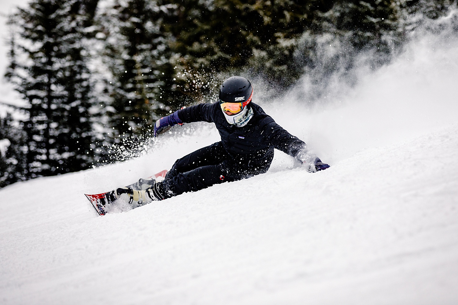 Copper Mountain Colorado snowboard senior portrait destination photoshoot photographer