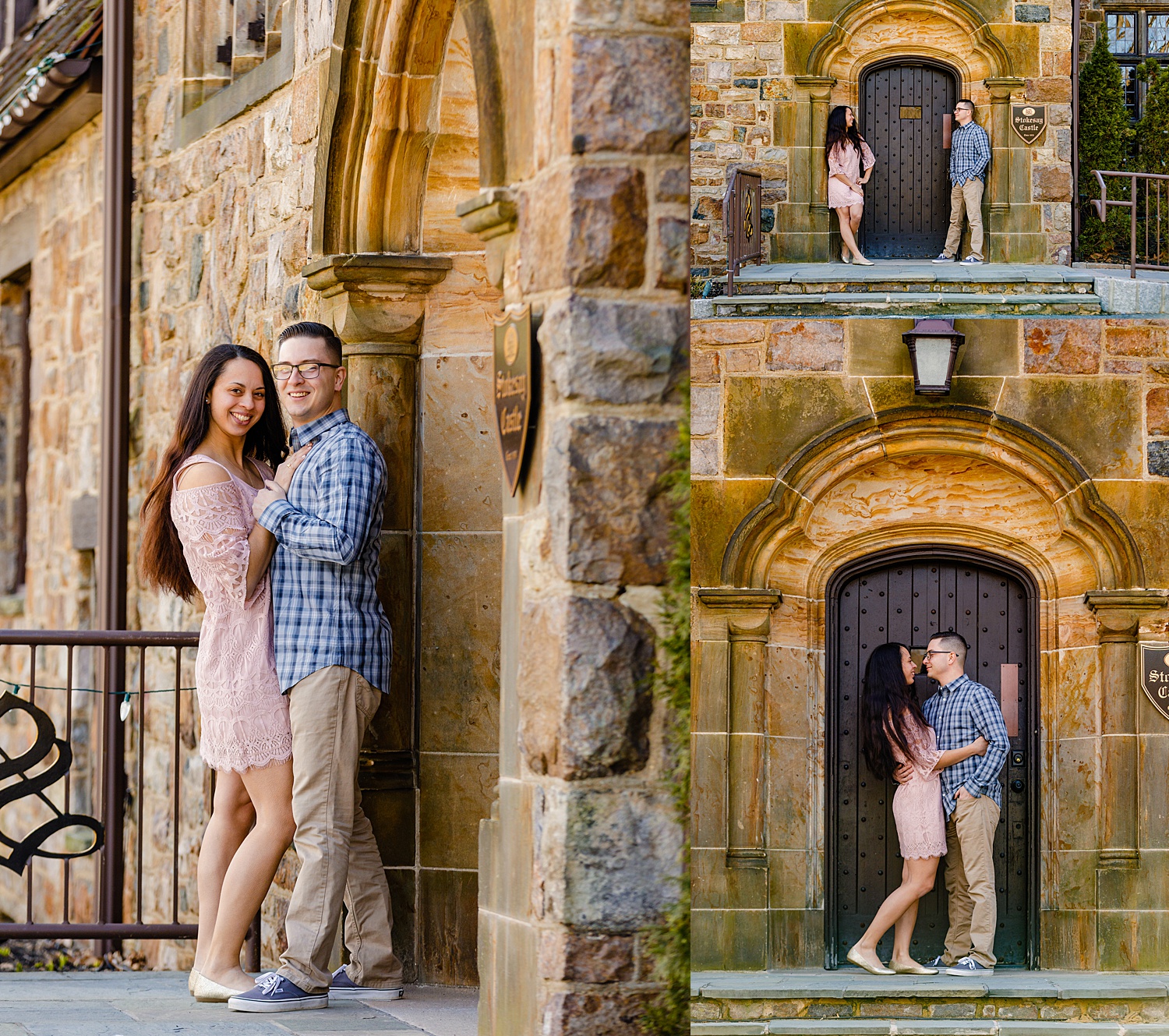 Stokesay Castle Reading Pennsylvania Berks County wedding engagement photographer