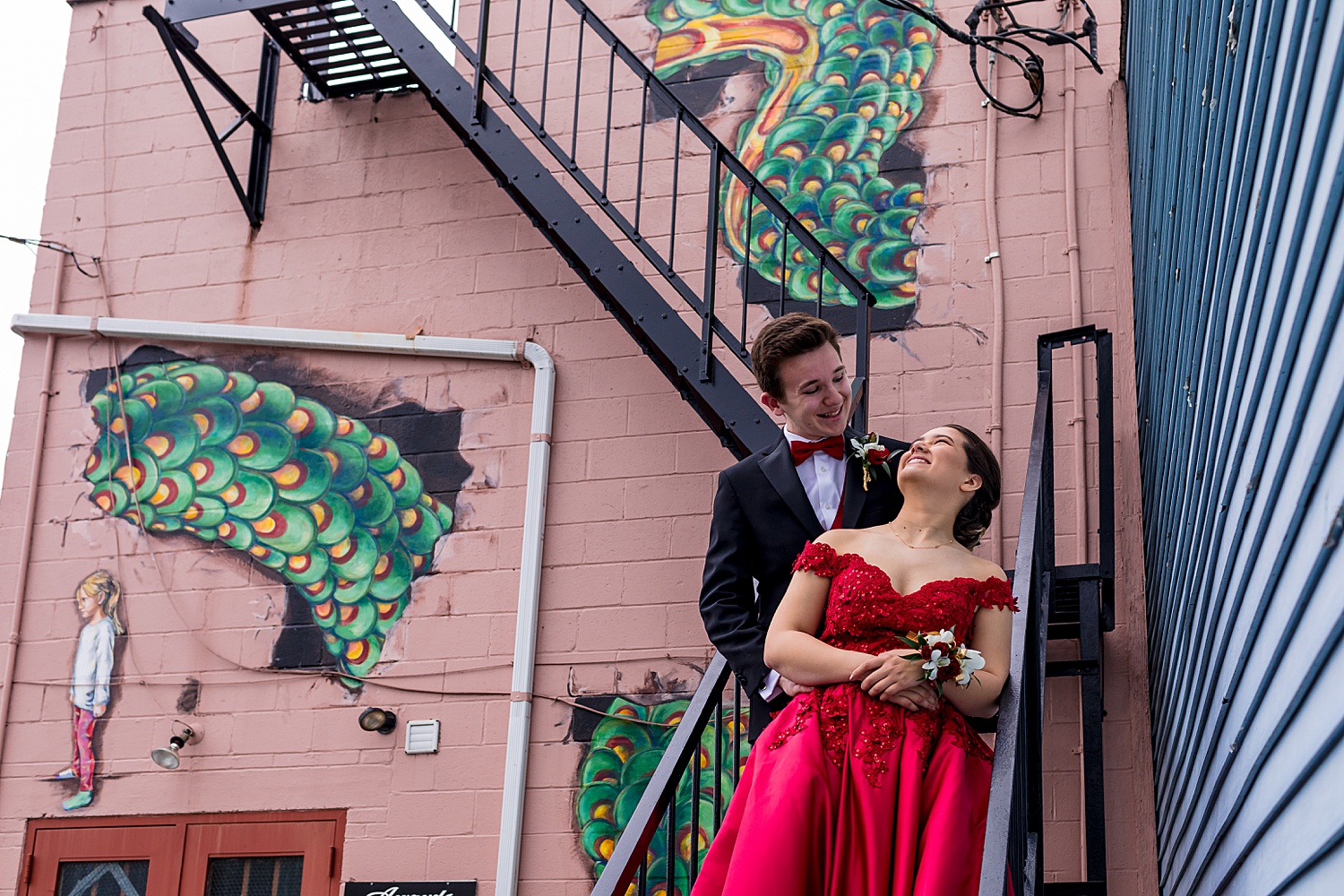 Wyomissing West Reading Pennsylvania high school prom Class of 2019 2020 senior portrait photographer murals