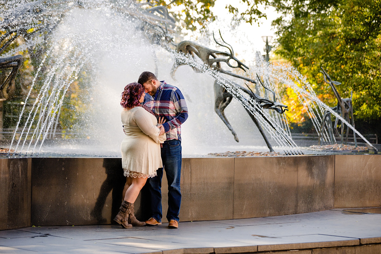 Philadelphia Zoo Engagement Portrait Session Philly Pennsylvania Wedding Photographer