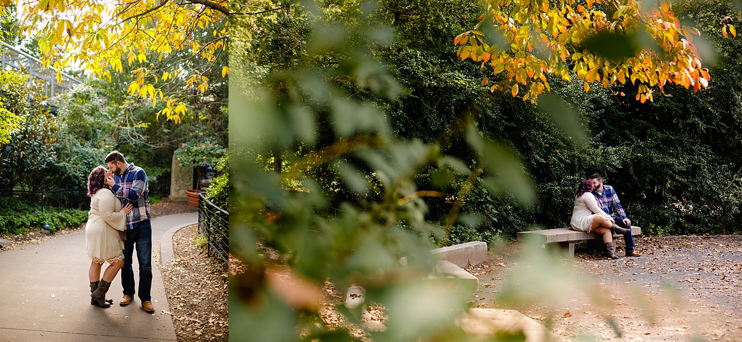 Philadelphia Zoo Engagement Portrait Session Philly Pennsylvania Wedding Photographer