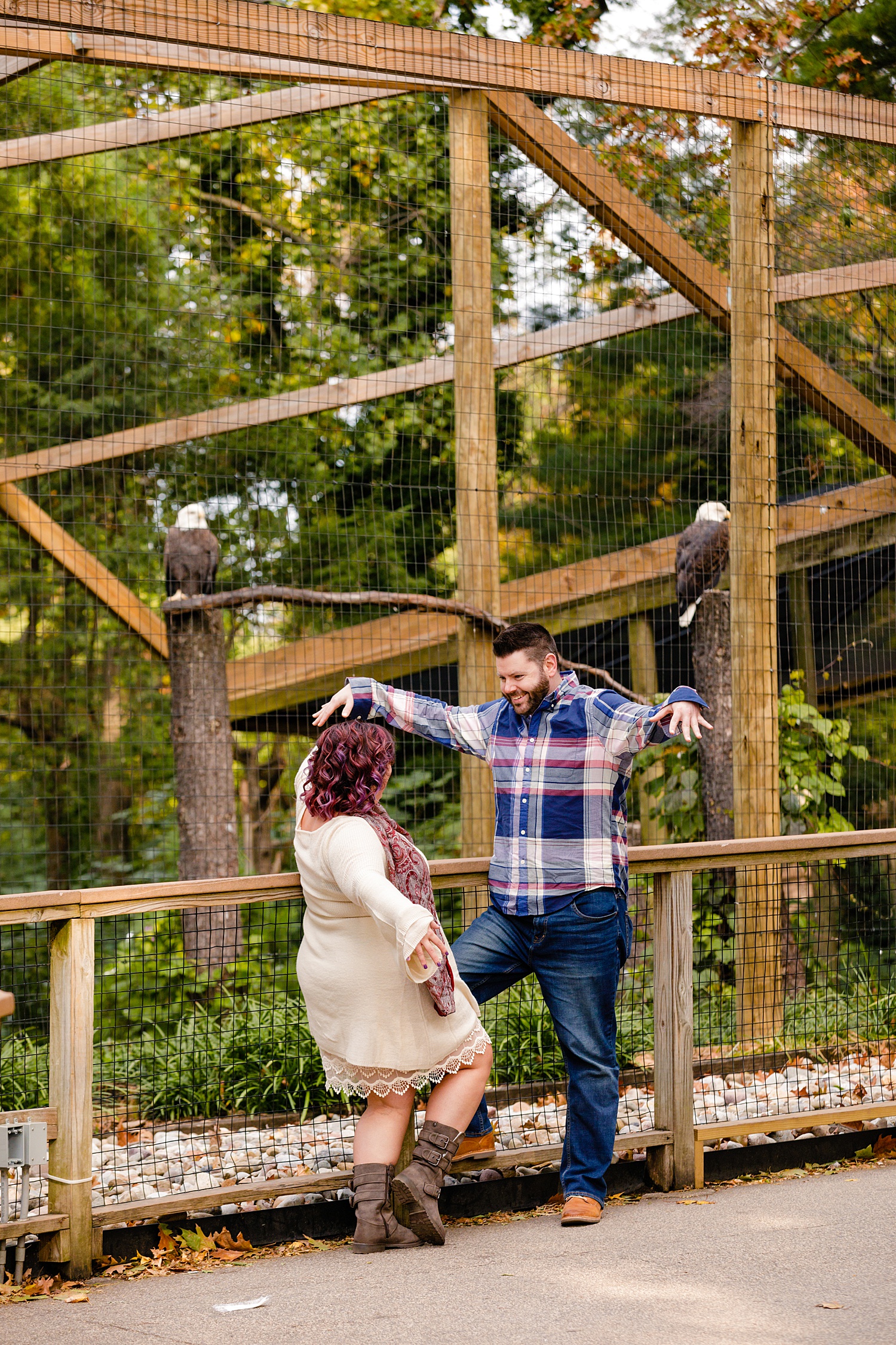 Philadelphia Zoo Engagement Portrait Session Philly Pennsylvania Wedding Photographer