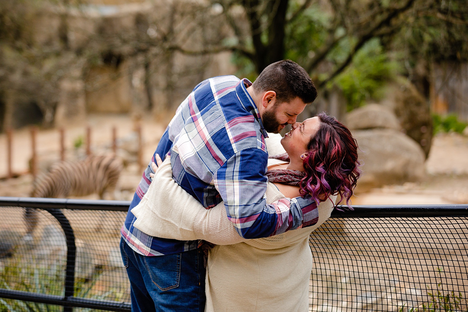 Philadelphia Zoo Engagement Portrait Session Philly Pennsylvania Wedding Photographer