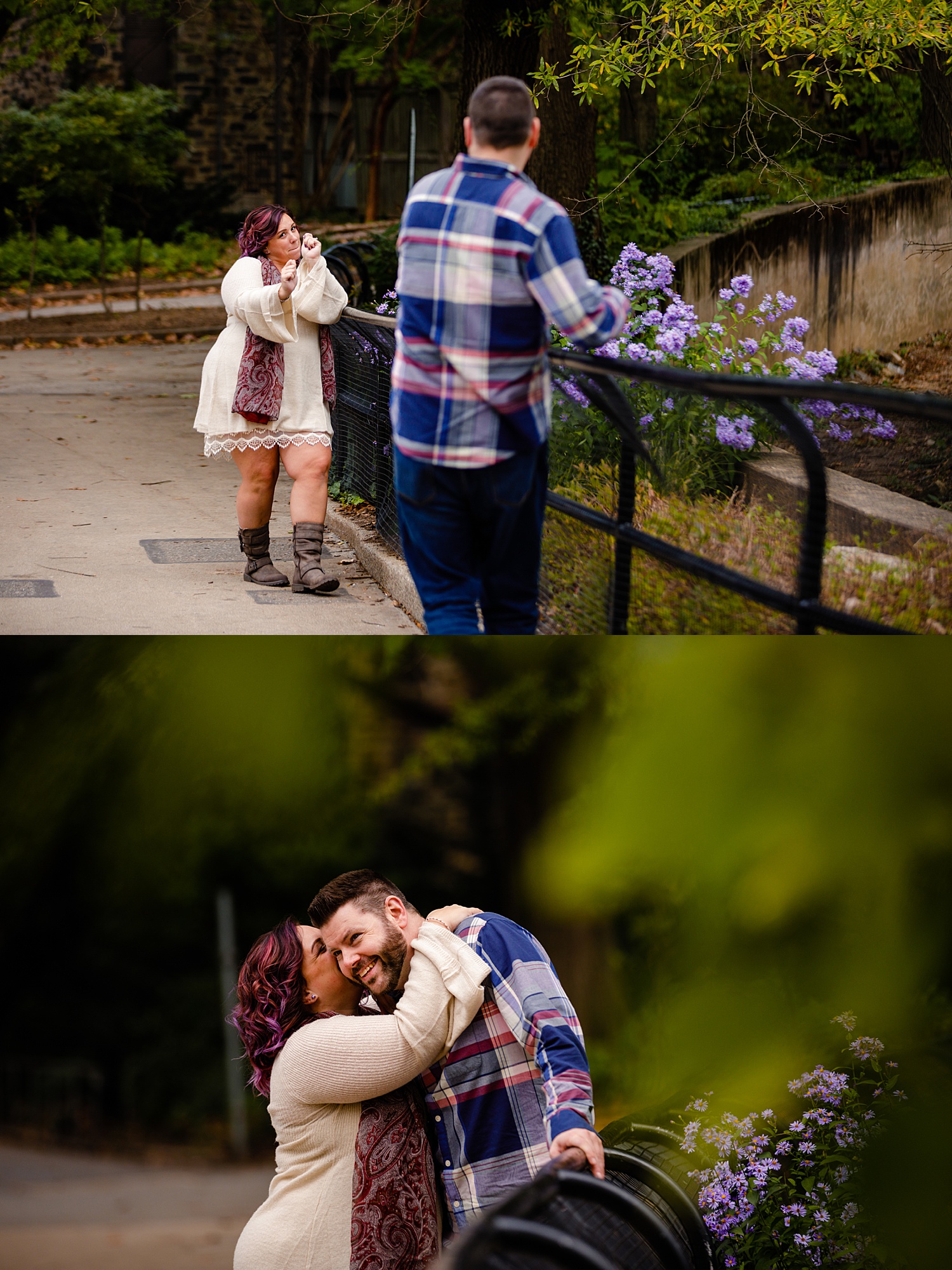 Philadelphia Zoo Engagement Portrait Session Philly Pennsylvania Wedding Photographer