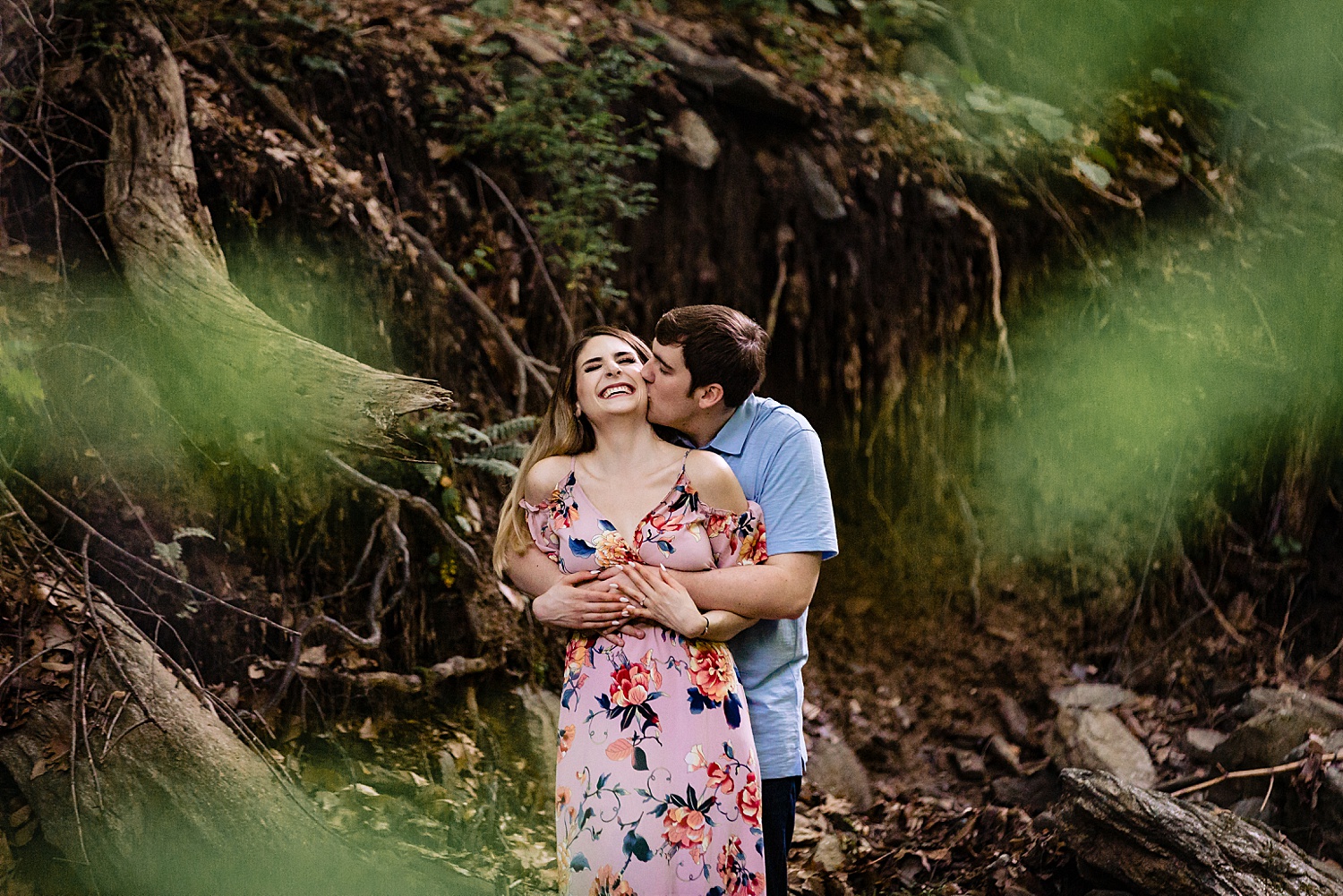 Wissahickon Valley Park Fairmount Philadelphia Pennsylvania wedding engagement photographer session