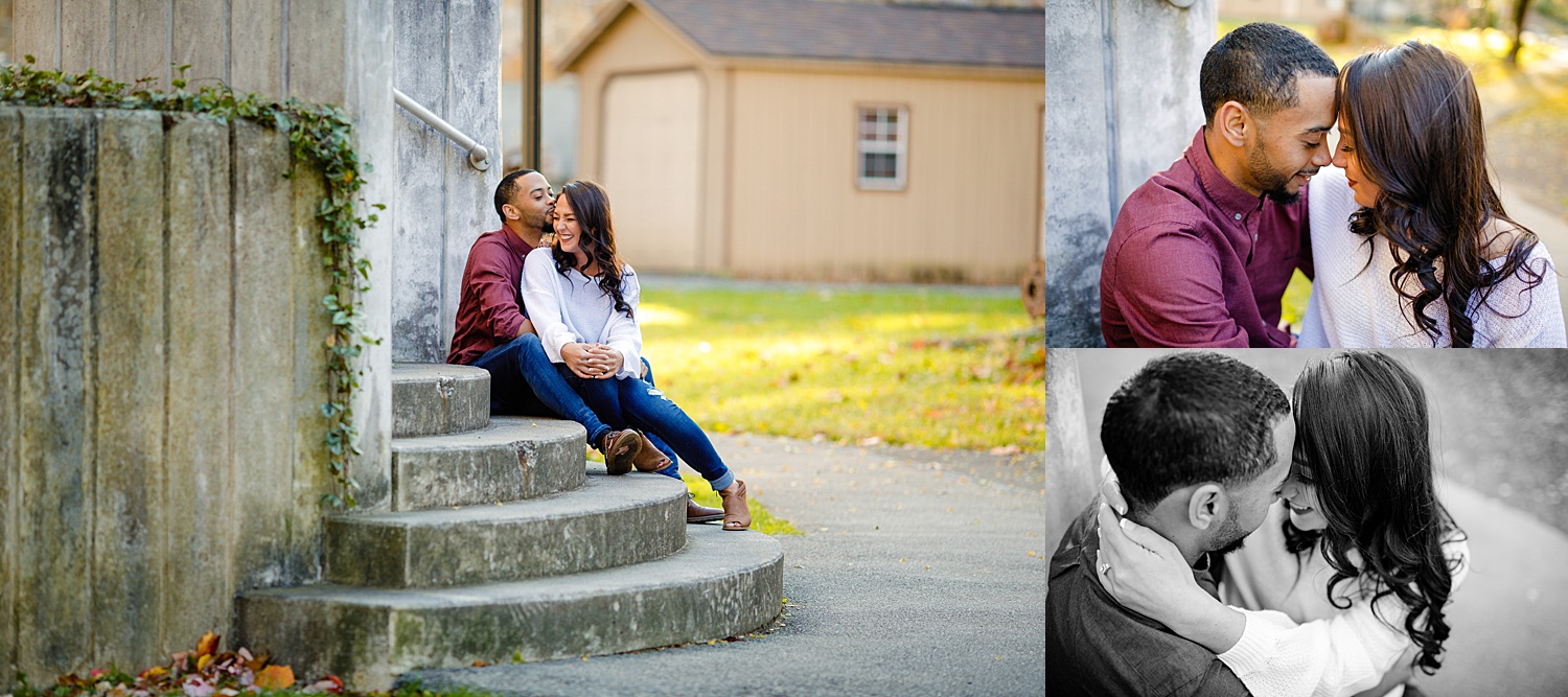 Reading Museum Berks County Wyomissing Pennsylvania engagement session photoshoot portrait wedding photographer fall