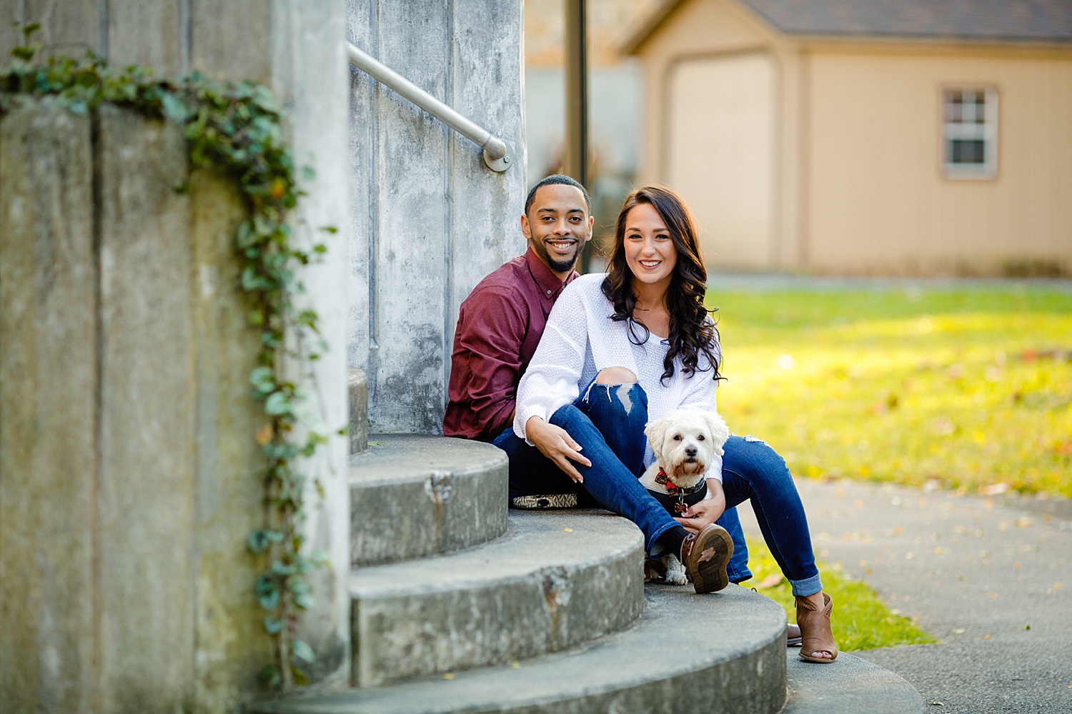 Reading Museum Berks County Wyomissing Pennsylvania engagement session photoshoot portrait wedding photographer fall