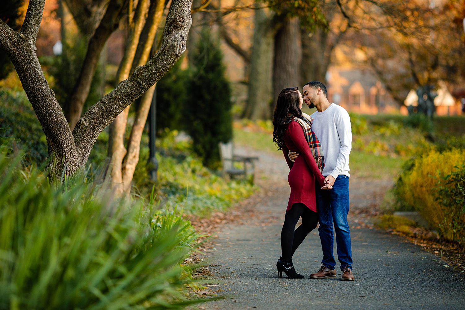 Reading Museum Berks County Wyomissing Pennsylvania engagement session photoshoot portrait wedding photographer fall