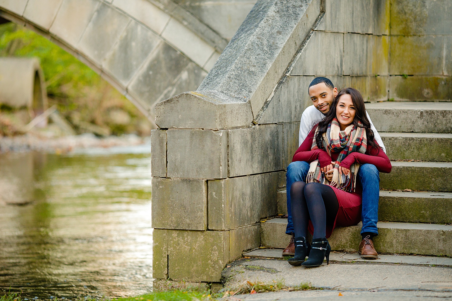 Reading Museum Berks County Wyomissing Pennsylvania engagement session photoshoot portrait wedding photographer fall