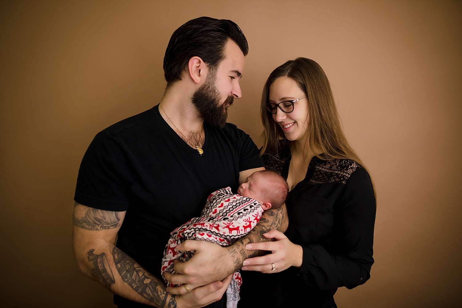 Berks County Pennsylvania studio newborn portrait session photographer GoggleWorks