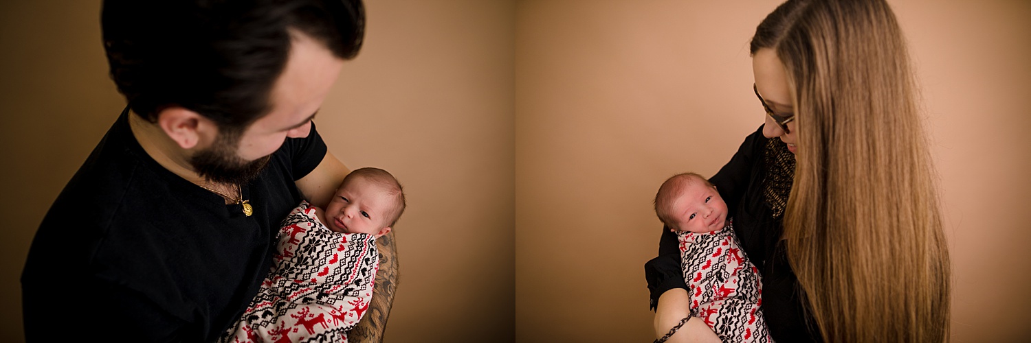 Berks County Pennsylvania studio newborn portrait session photographer GoggleWorks