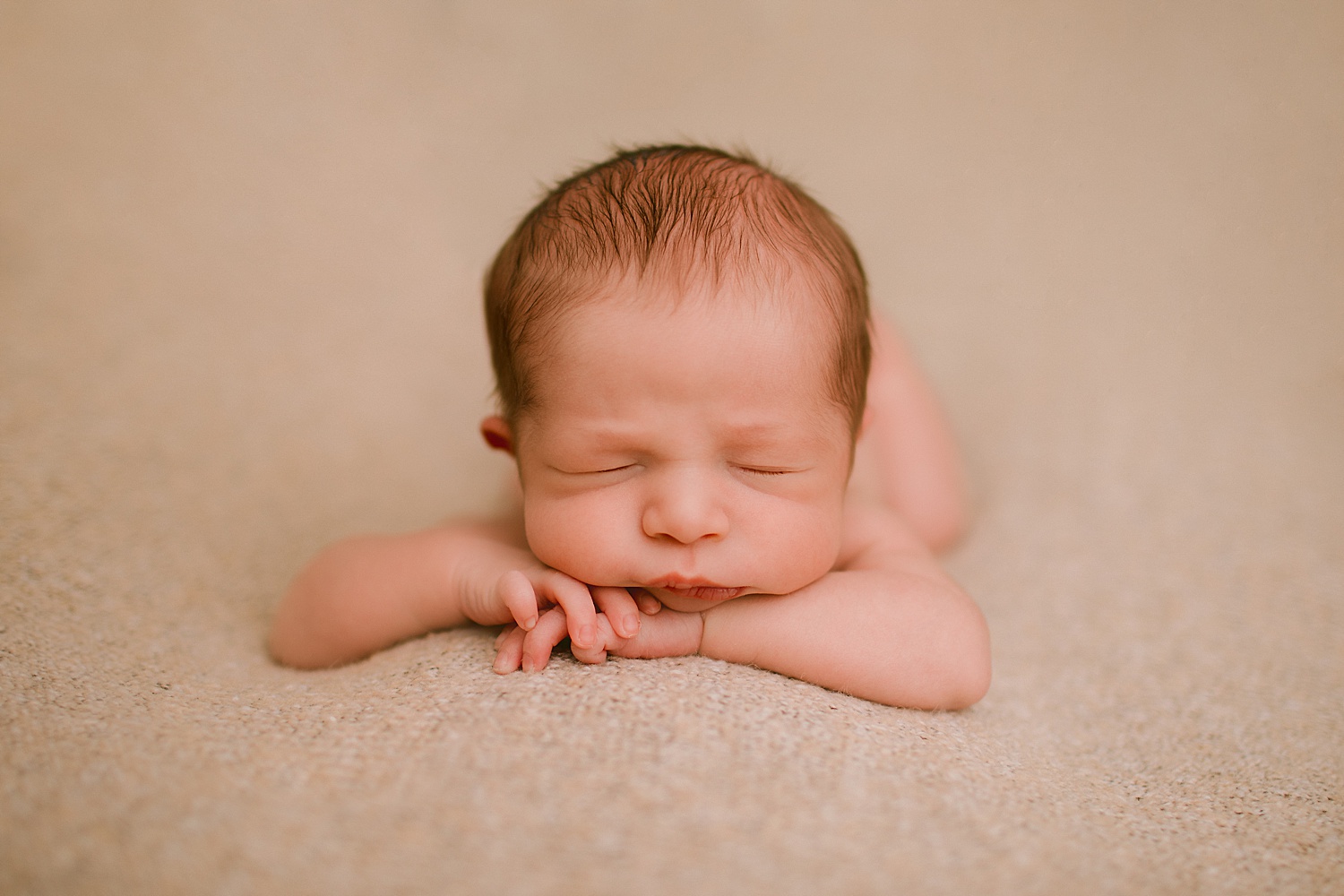 Berks County Pennsylvania studio newborn portrait session photographer GoggleWorks