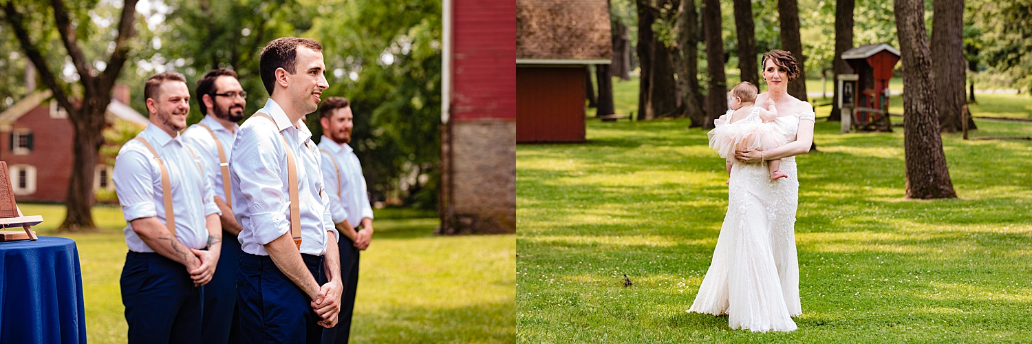 summer Tinicum Park Bucks County barn wedding photographer