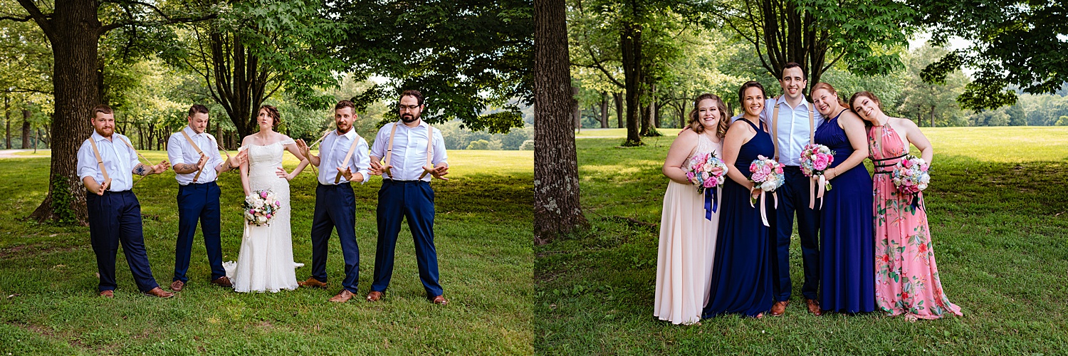 summer Tinicum Park Bucks County barn wedding photographer