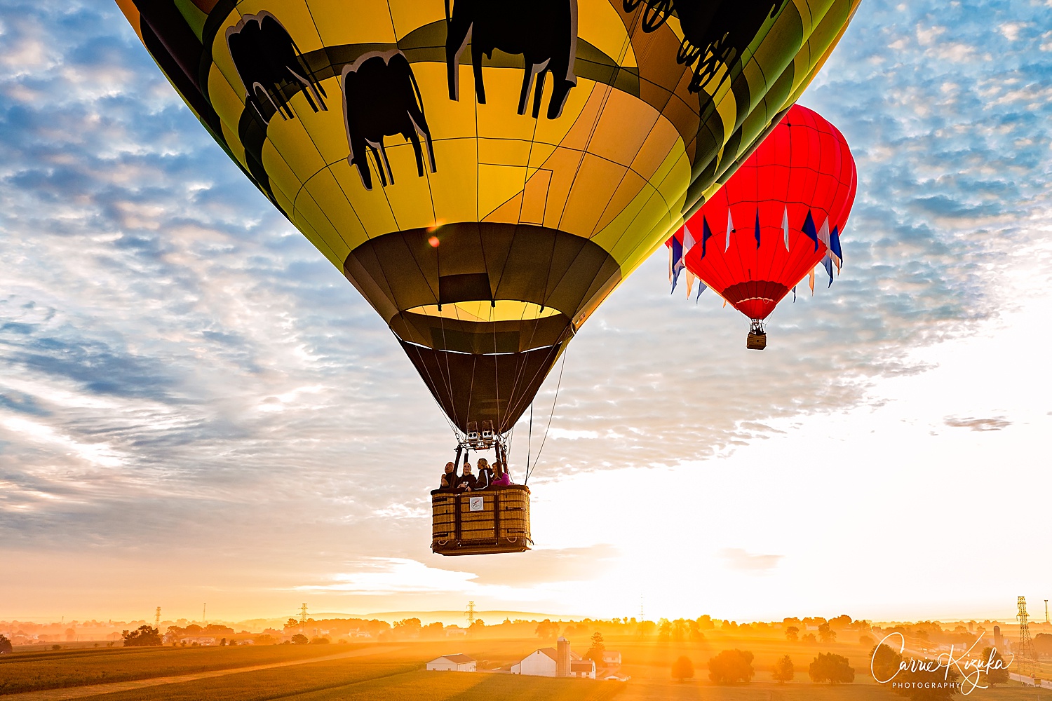 The Lancaster Hot Air Balloon Festival Bird-in-Hand sunrise Pennsylvania photographer