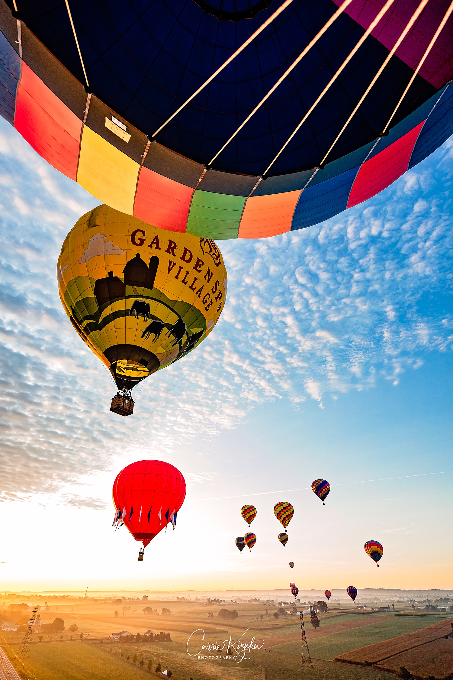 The Lancaster Hot Air Balloon Festival Bird-in-Hand sunrise Pennsylvania photographer