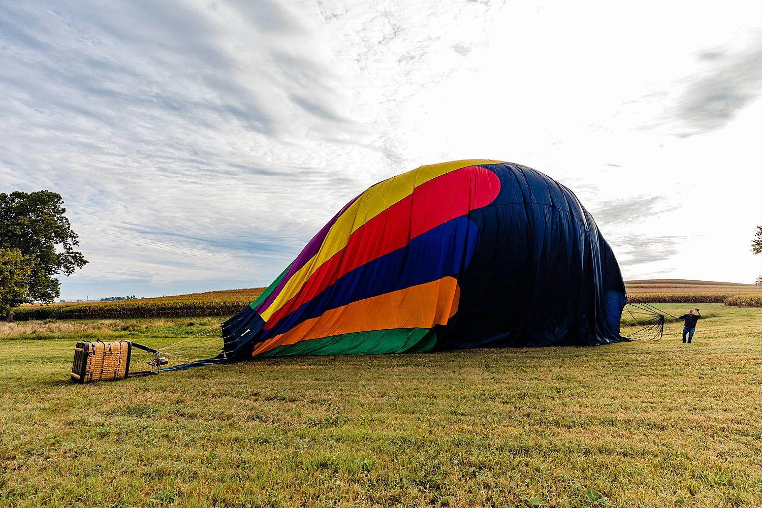 Lancaster Hot Air Balloon Festival BirdinHand, Lancaster County Pennsylvania Portrait