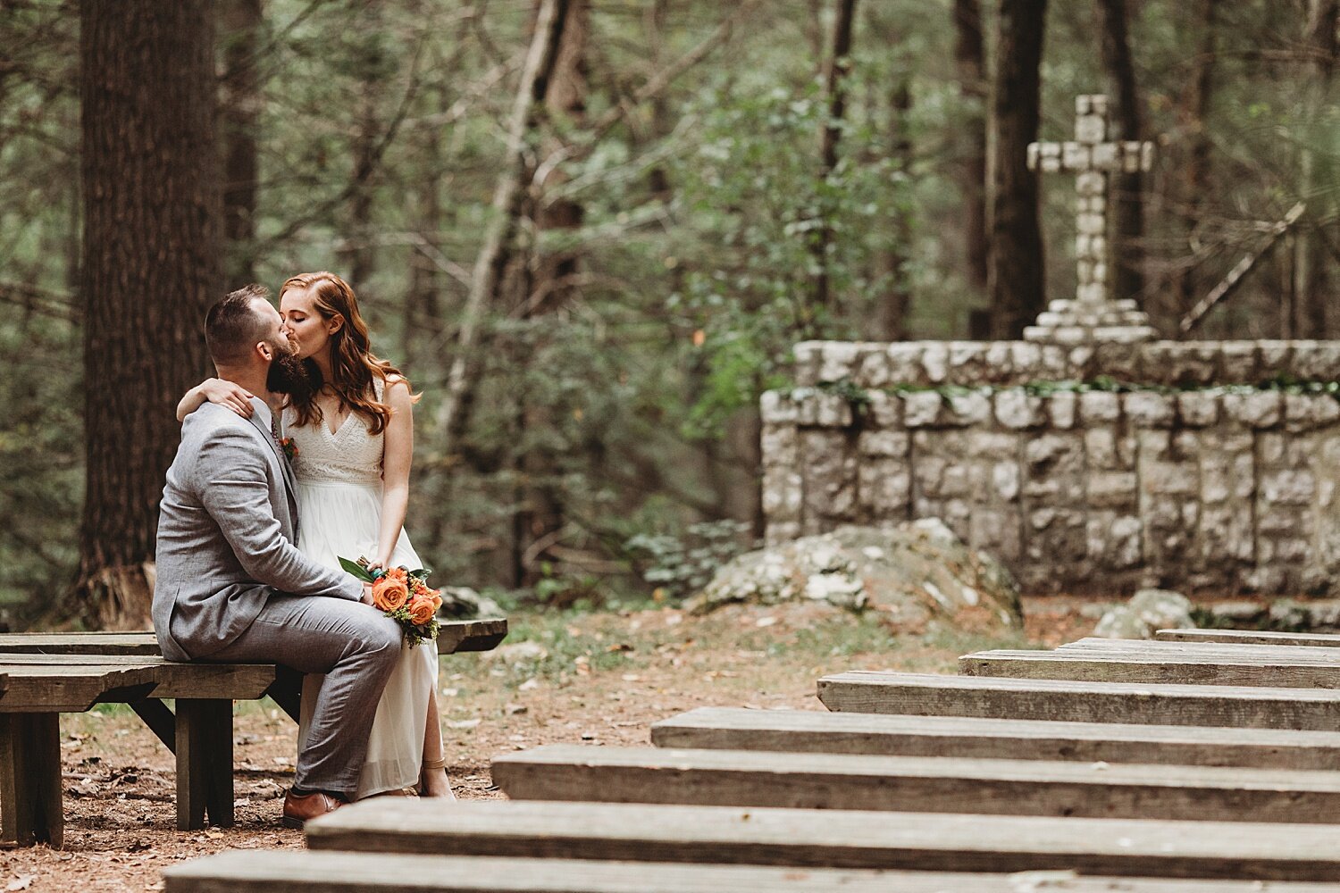 Camp Nawakwa Lutheran Biglerville Adams County Pennsylvania outdoor summer wedding photographer