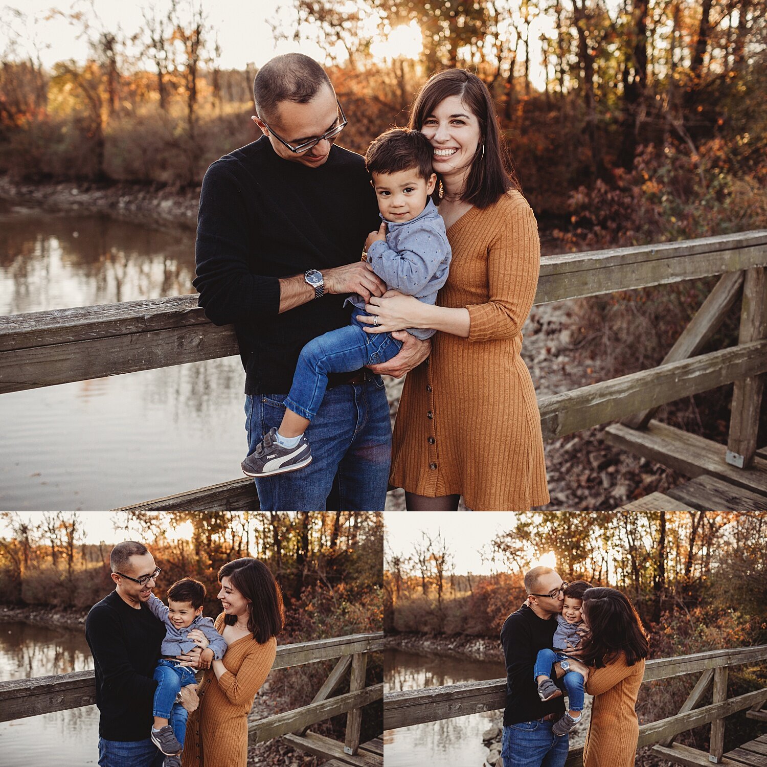 Blue Marsh Lake fall family portrait session Berks County Pennsylvania photographer