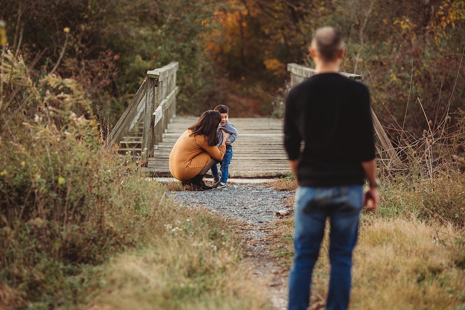 Blue Marsh Lake fall family portrait session Berks County Pennsylvania photographer