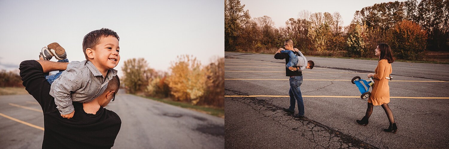 Blue Marsh Lake fall family portrait session Berks County Pennsylvania photographer