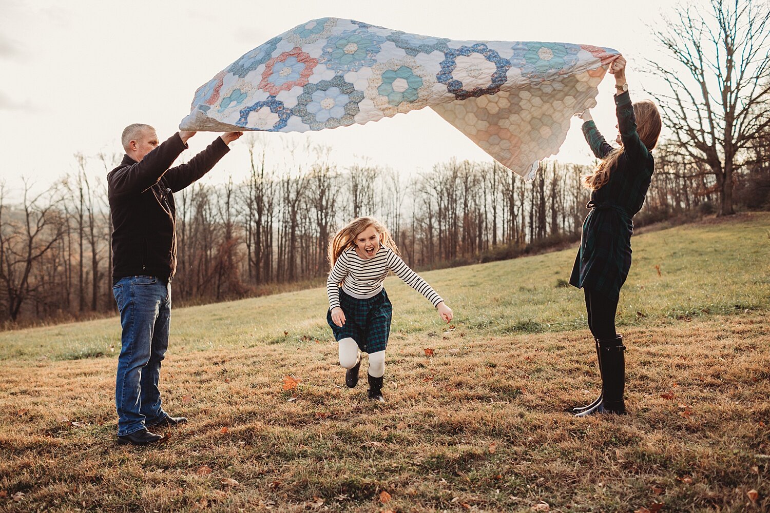 Oley Berks County fall family portrait session photographer