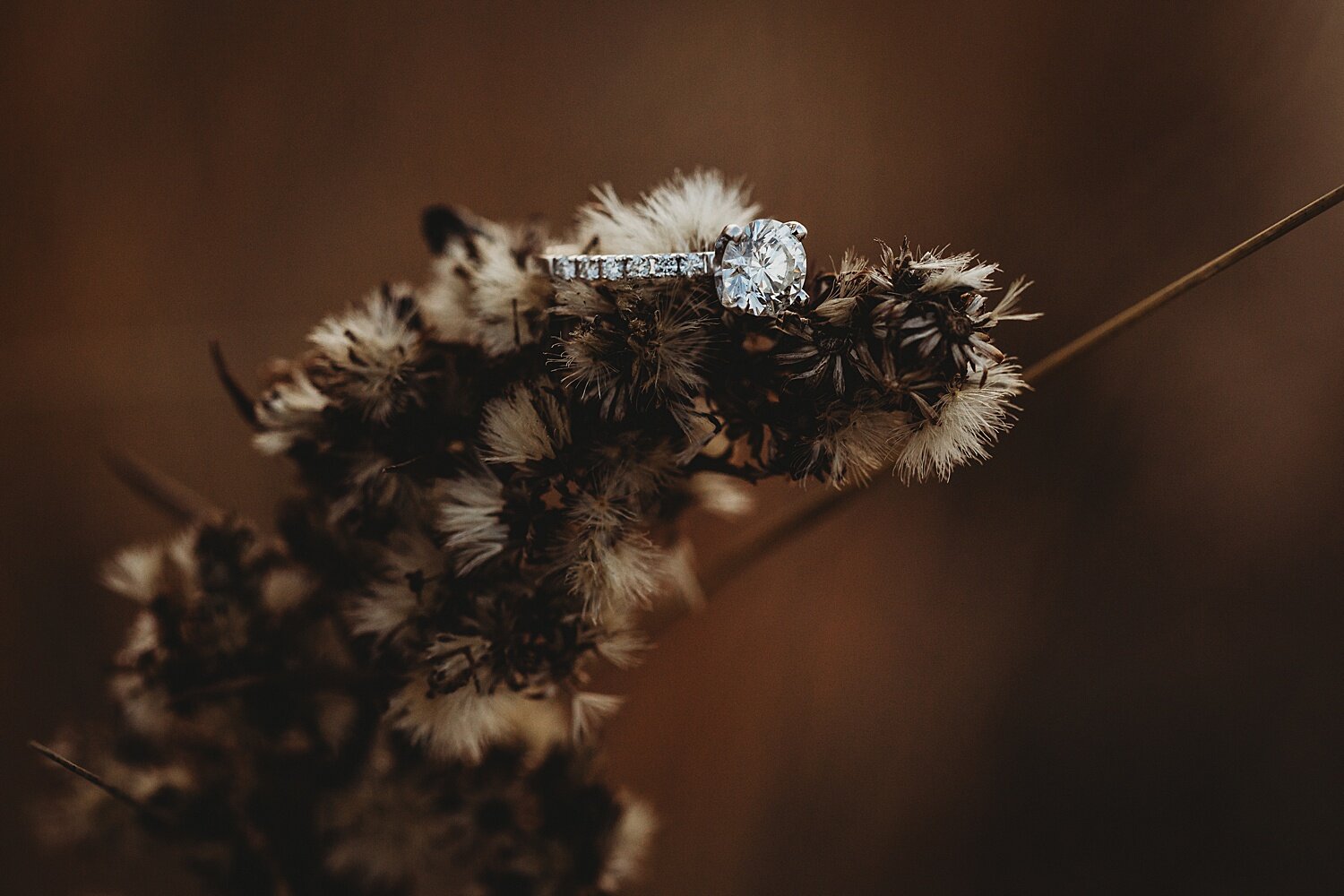 Toms River New Jersey winter beach engagement session wedding photographer diamond engagement ring