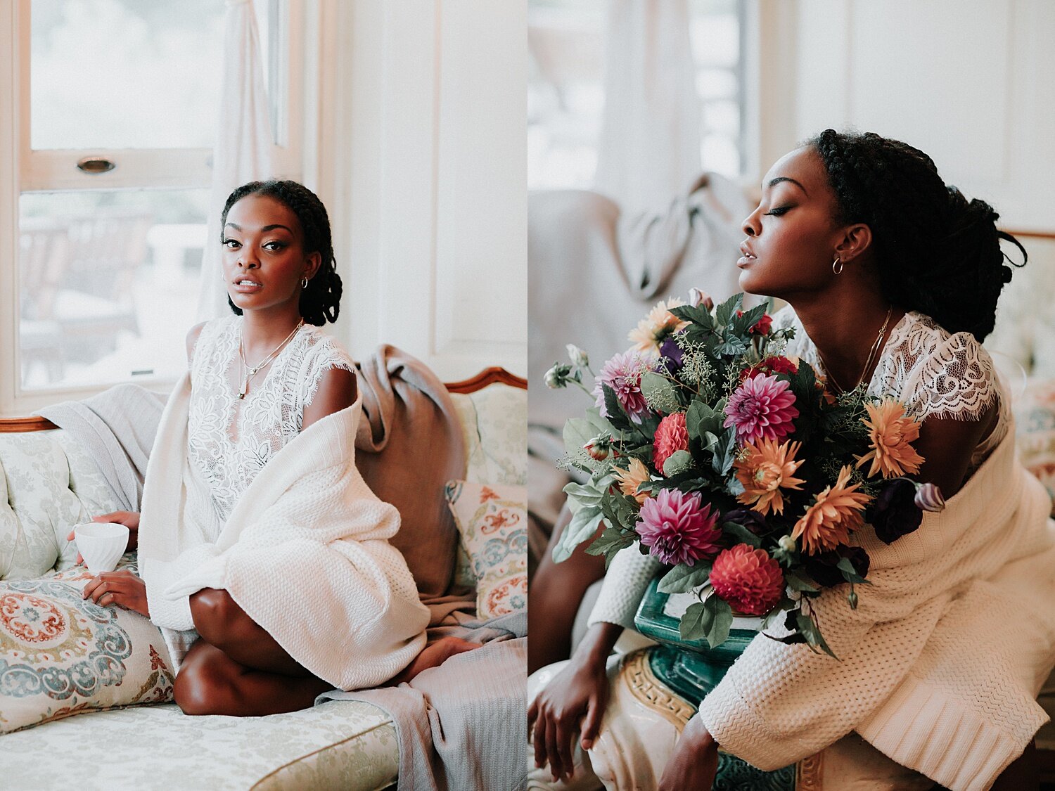 Philadelphia mansion boudoir photography model photoshoot empowerment session