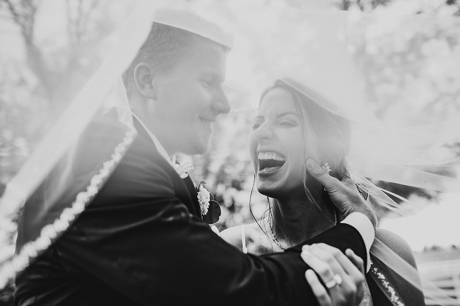 fun Barn at Silverstone emotional bride groom wedding couple Lancaster Pennsylvania photographer veil